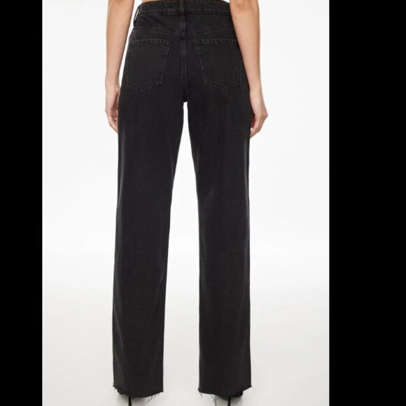 Dynamite - Black Heidi Jeans - Straight / wide leg - Picture 2 of 6